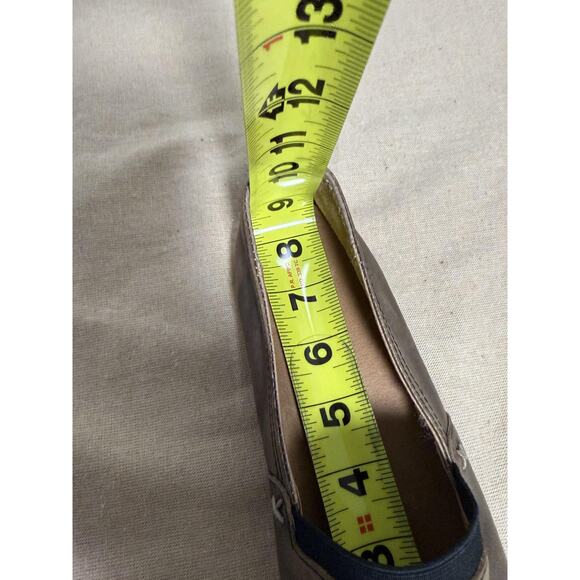 Frye Melanie Slip On Shoes Womens Gray Leather Elastic Gore Casual Comfort Flats - Picture 8 of 10